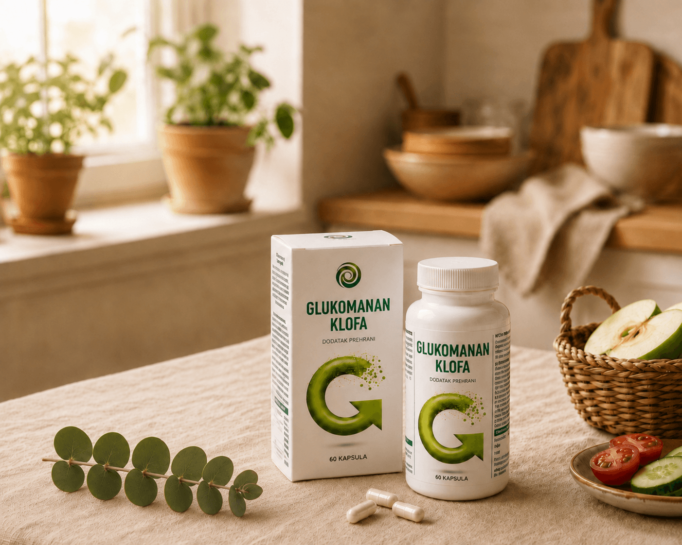 Glukomanan KLOFA – 60 kapsula