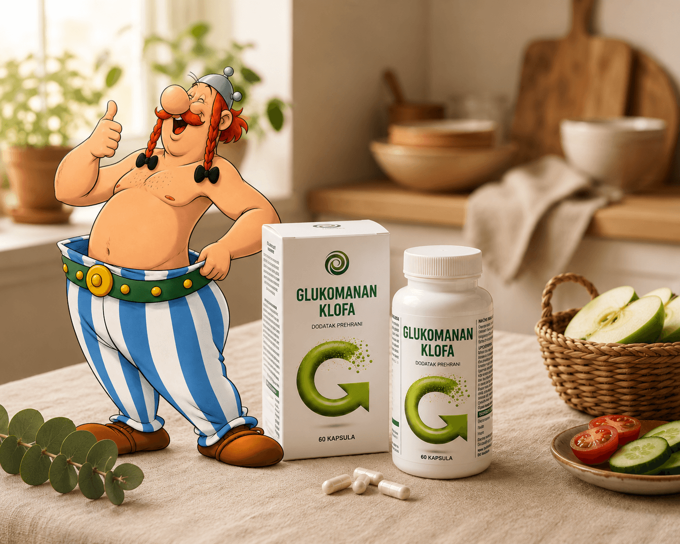 Glukomanan KLOFA – 60 kapsula